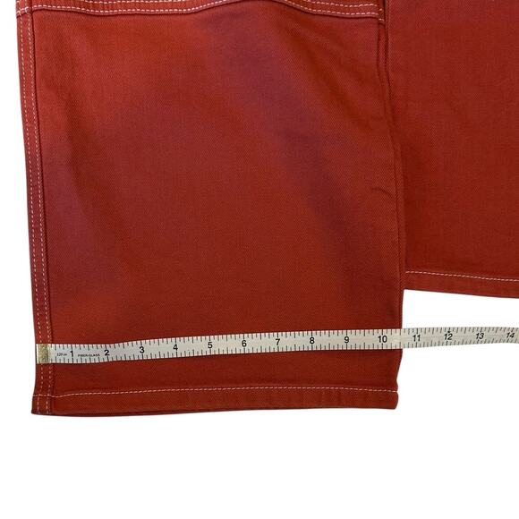 NWT RAILS Terracotta Silverado Carpenter Crop Denim Wide Leg Jeans Women's  28 - Picture 9 of 13
